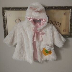 Infant Rabbit Gund Baby Sweater with Rattle